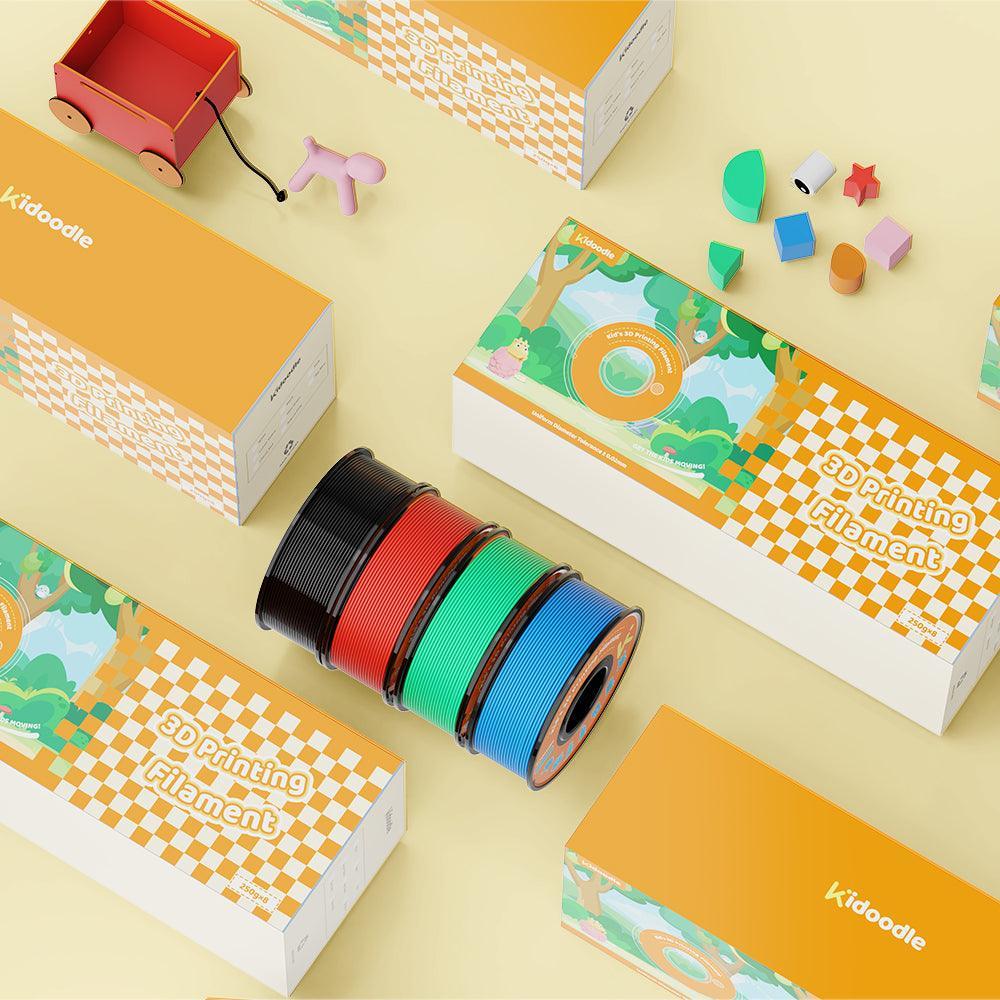 Kidoodle Minibox A1 Best Mate PLA Meta Filament 250g*8 Rolls - KIDOODLE3d