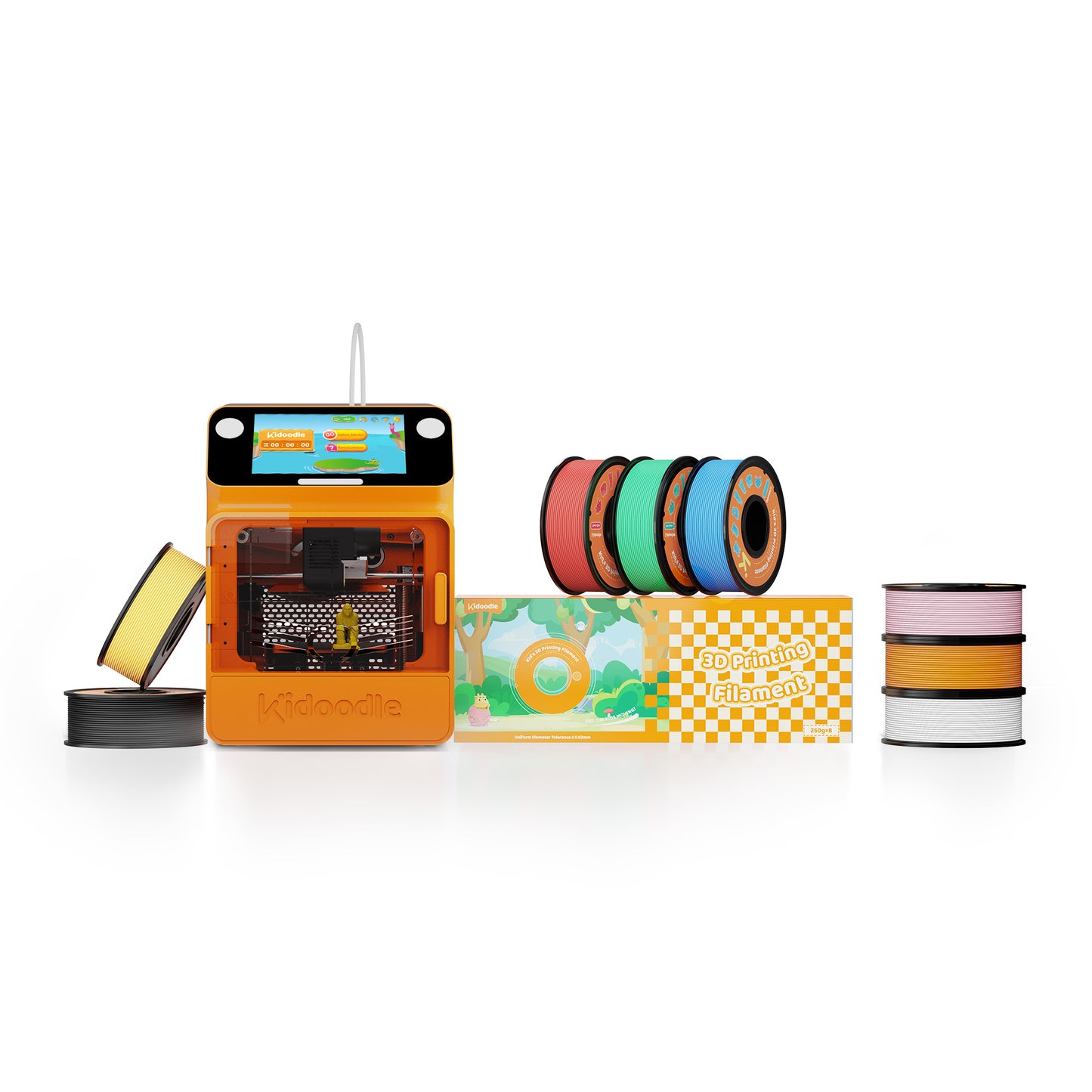 Kidoodle MiniBox A1 儿童 3D 打印机 | 安全便捷的 3D 打印,助力创意学习
